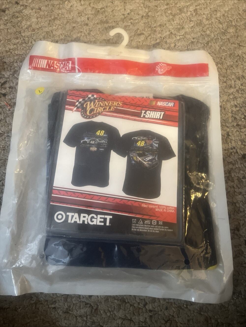 Jimmie Johnson #48 Winner’s Circle T-Shirt Men’s Large NWT